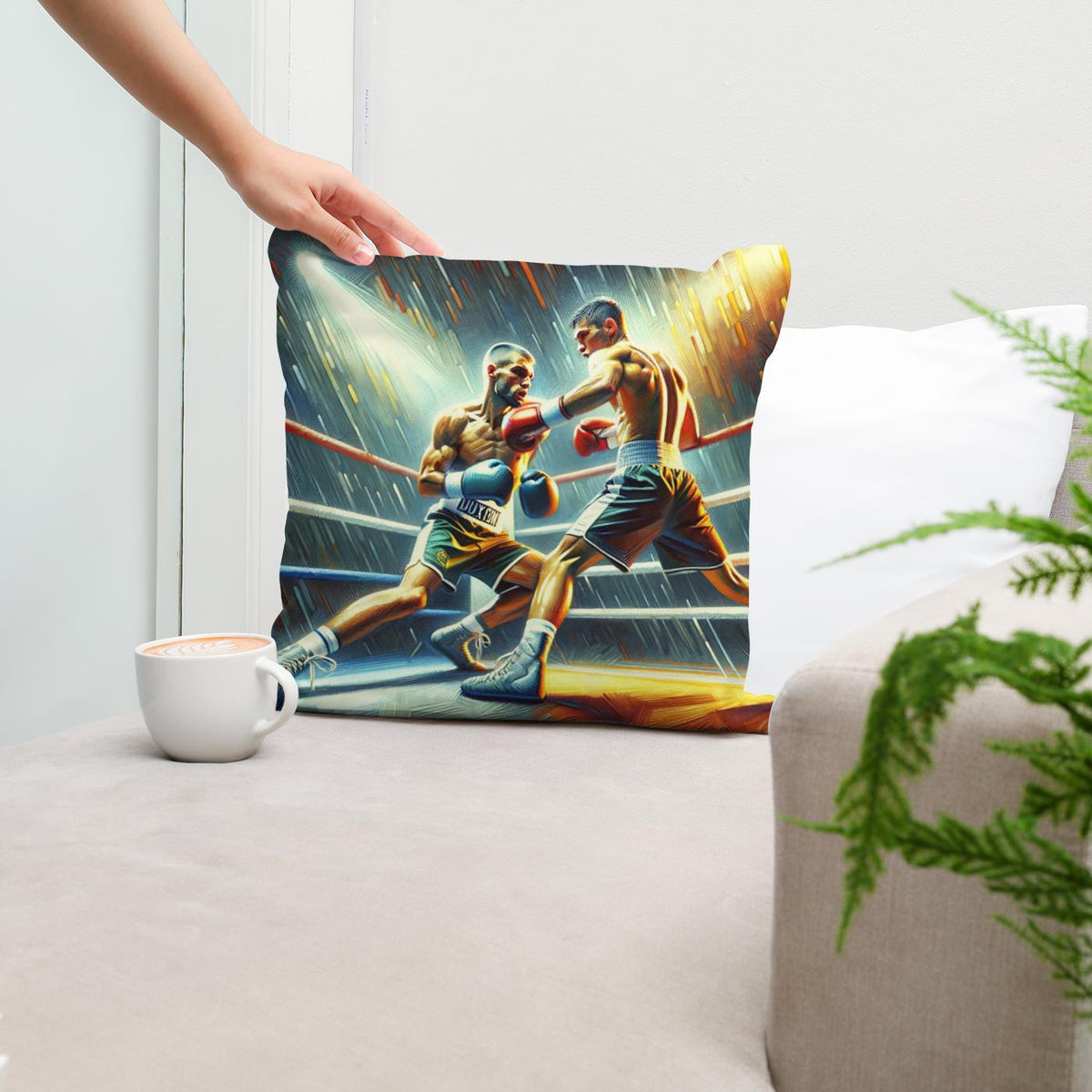 Rope-A-Dope Duel Cotton Cushion