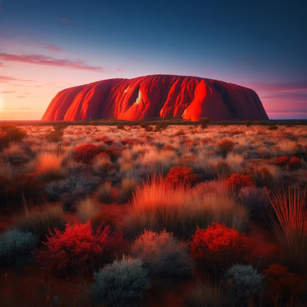 Uluru Sunset Canvas