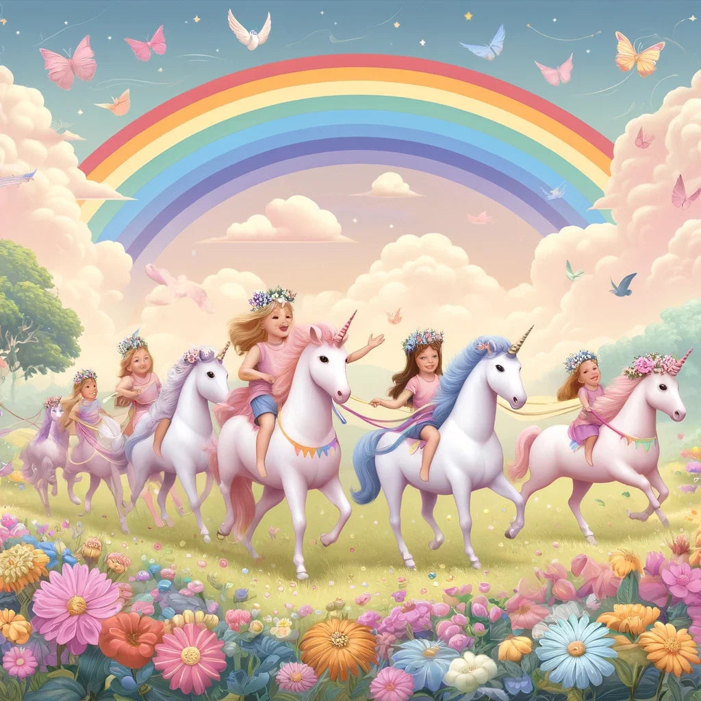 Unicorn Parade Canvas