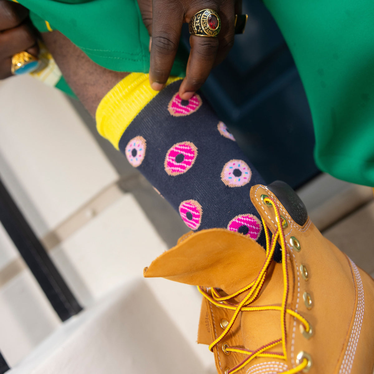 Doughnut Bamboo Socks