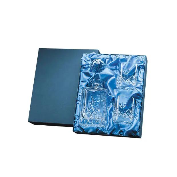 Maxwell 3 Piece Whisky Set - Satin Lined Gift Box - 0.8Ltr