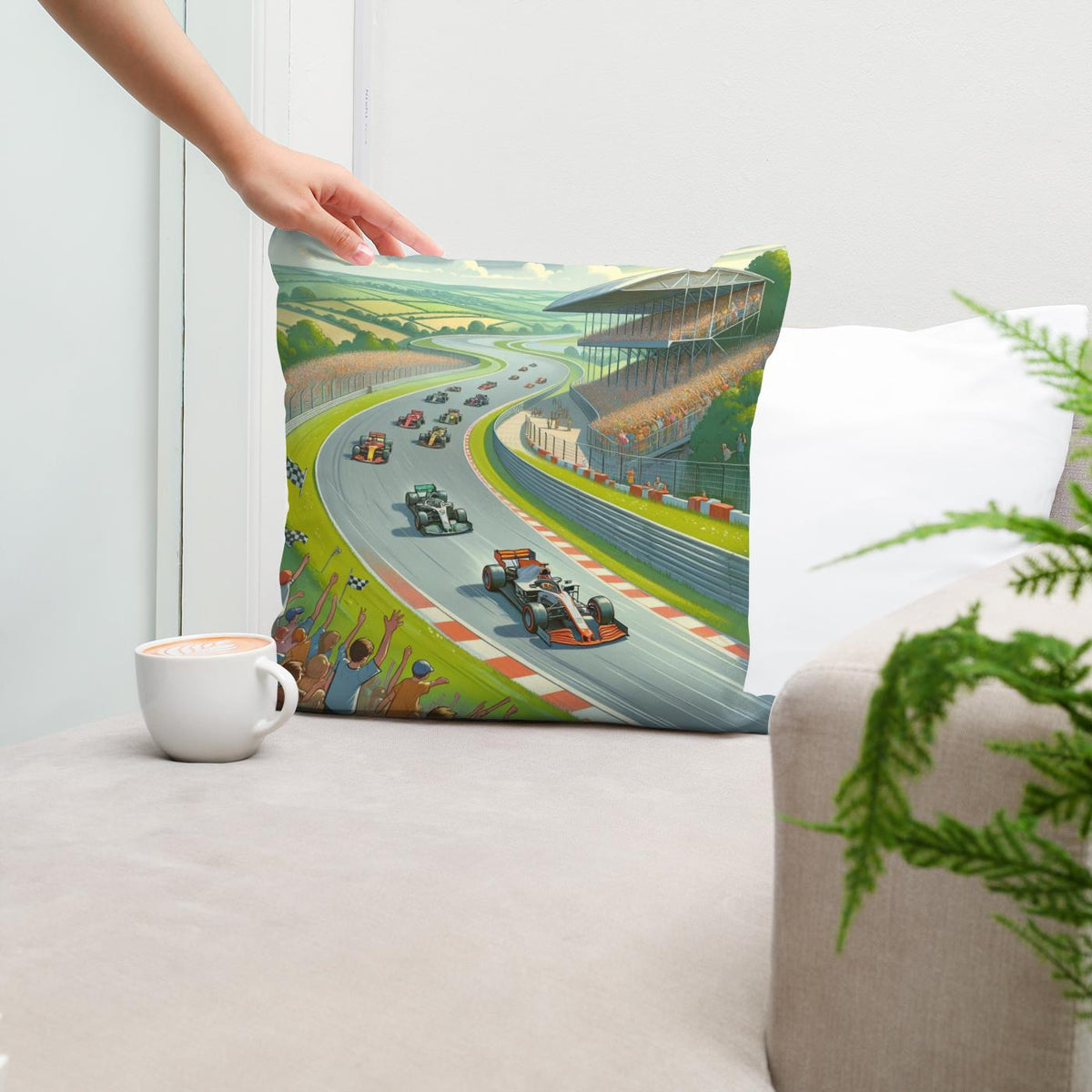 Speedway Adventure Cotton Cushion