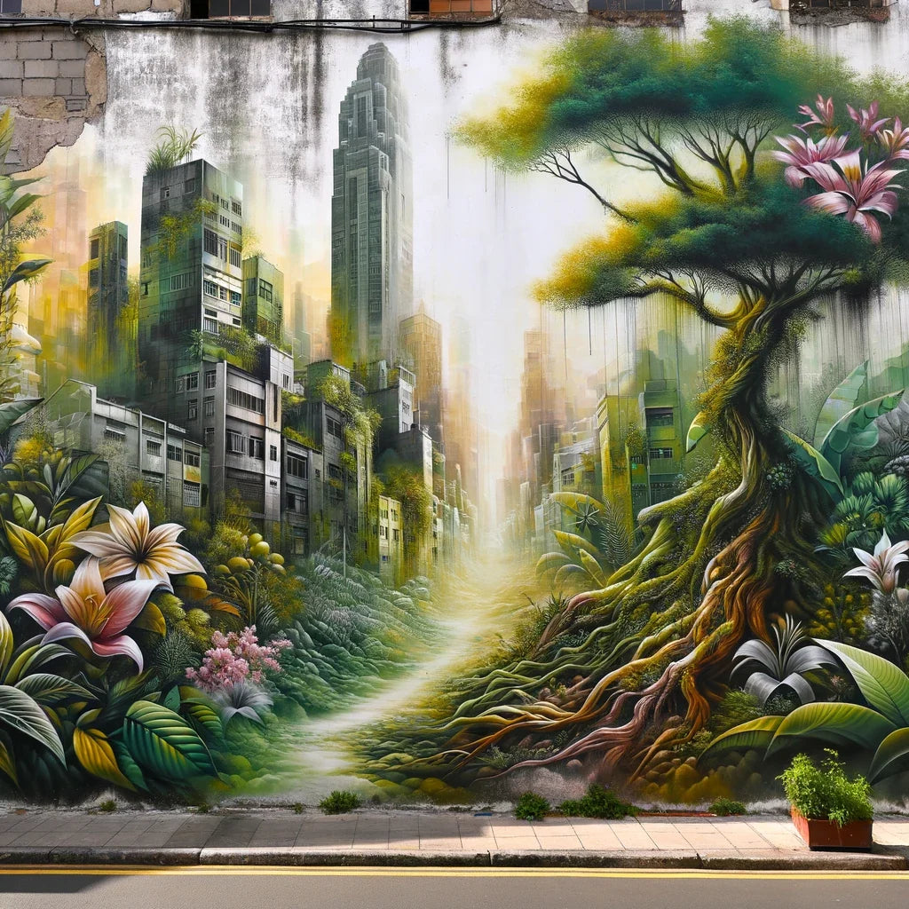 Urban Flora Canvas