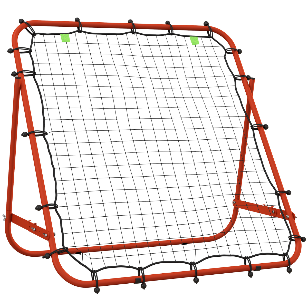 HOMCOM Rebounder Net Kids Adults Football Training Aid Adjustable
