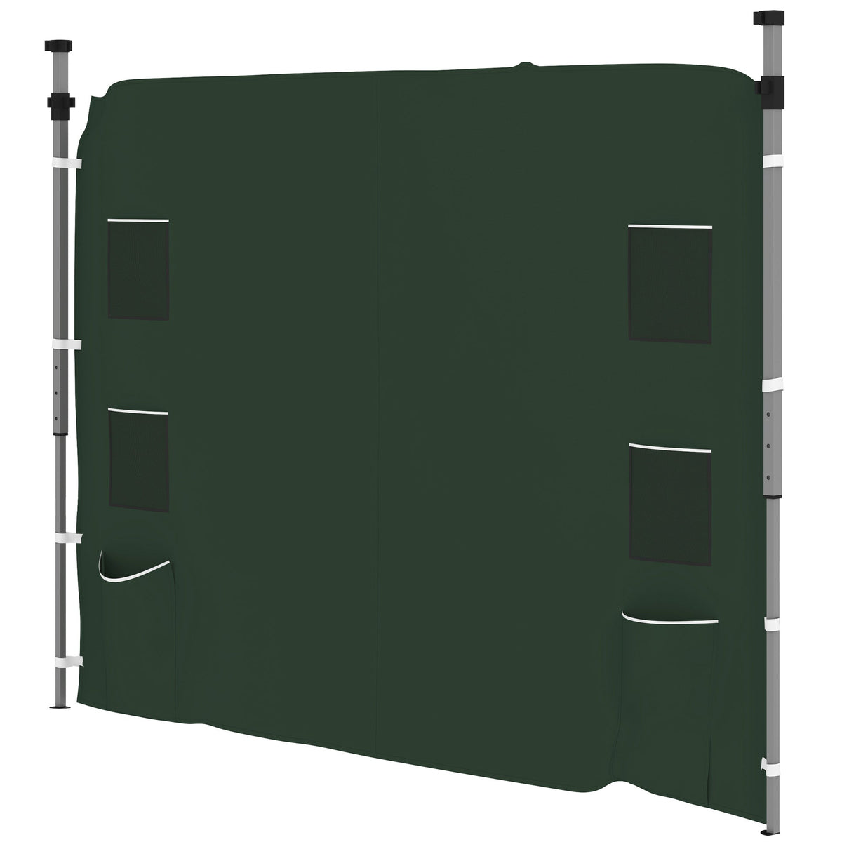 Beige Sidewall Panel for 3x3m Gazebo - Durable Oxford Fabric with Storage