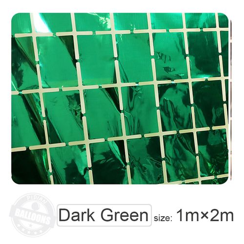 1m x 2m Bright Square Rain Curtain - Elegant Background Decoration