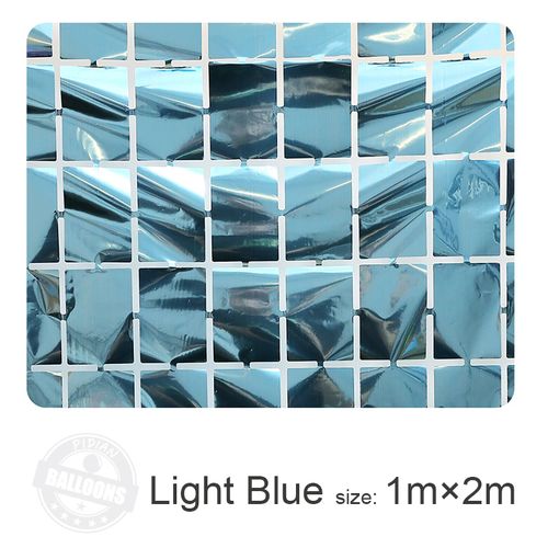 1m x 2m Bright Square Rain Curtain - Elegant Background Decoration