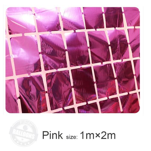 1m x 2m Bright Square Rain Curtain - Elegant Background Decoration