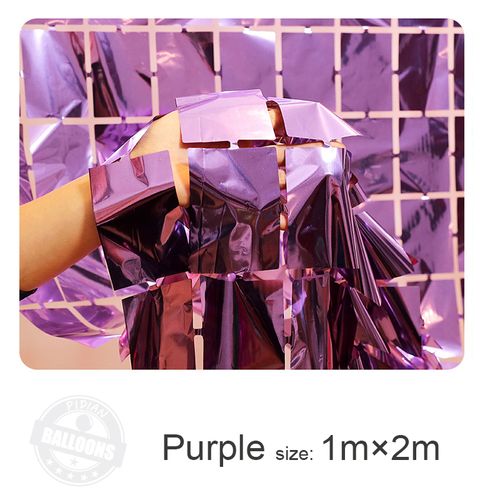 1m x 2m Bright Square Rain Curtain - Elegant Background Decoration