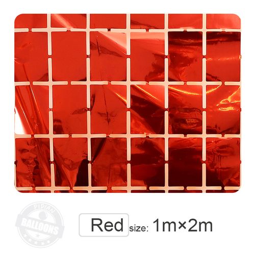 1m x 2m Bright Square Rain Curtain - Elegant Background Decoration
