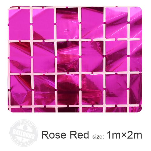 1m x 2m Bright Square Rain Curtain - Elegant Background Decoration