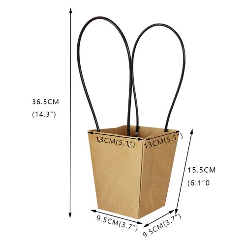 Joy-Enlife Decorative Kraft Paper Flower Box - Versatile & Customisable Gift