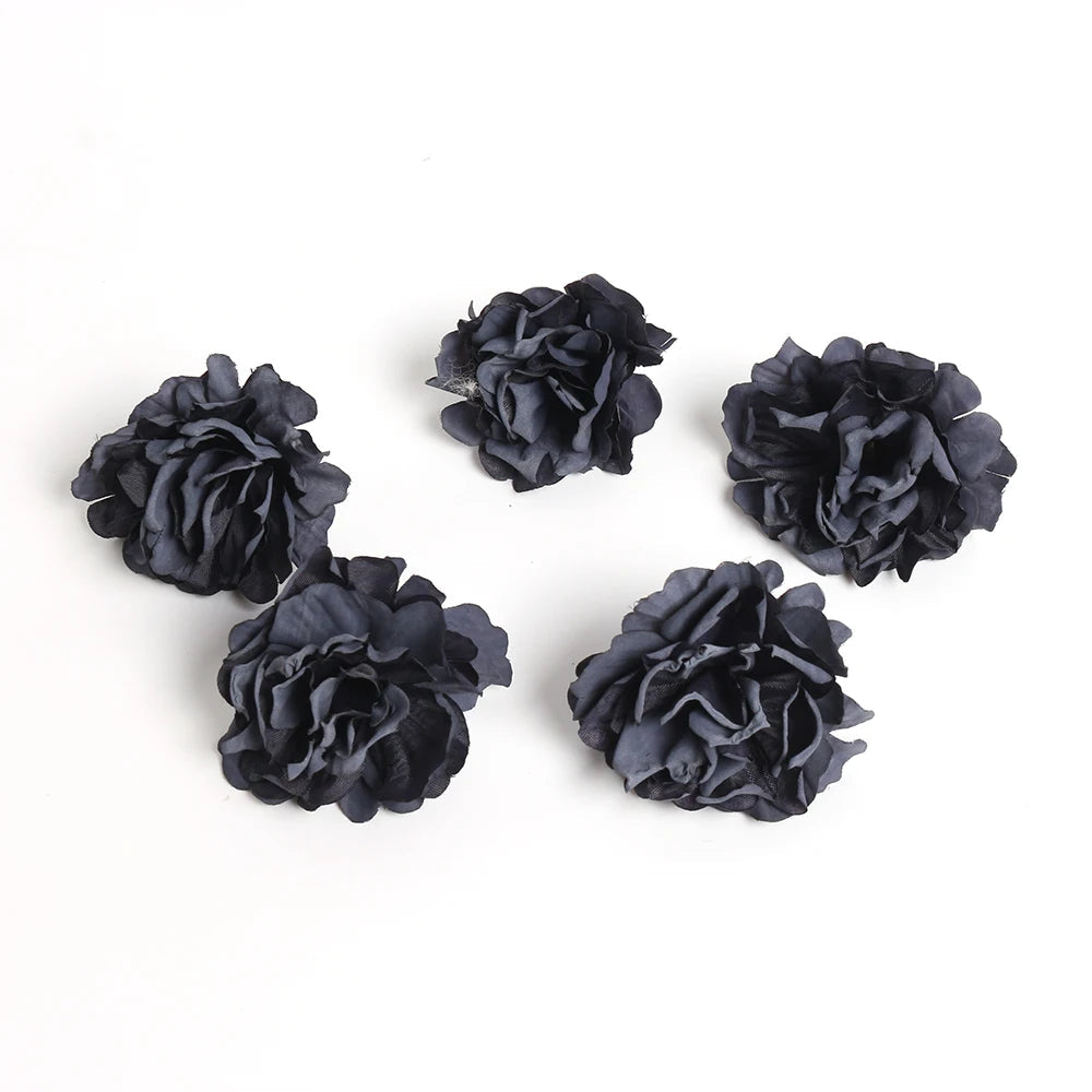 Elegant Black Artificial Flowers - Perfect for Weddings & Home Decor