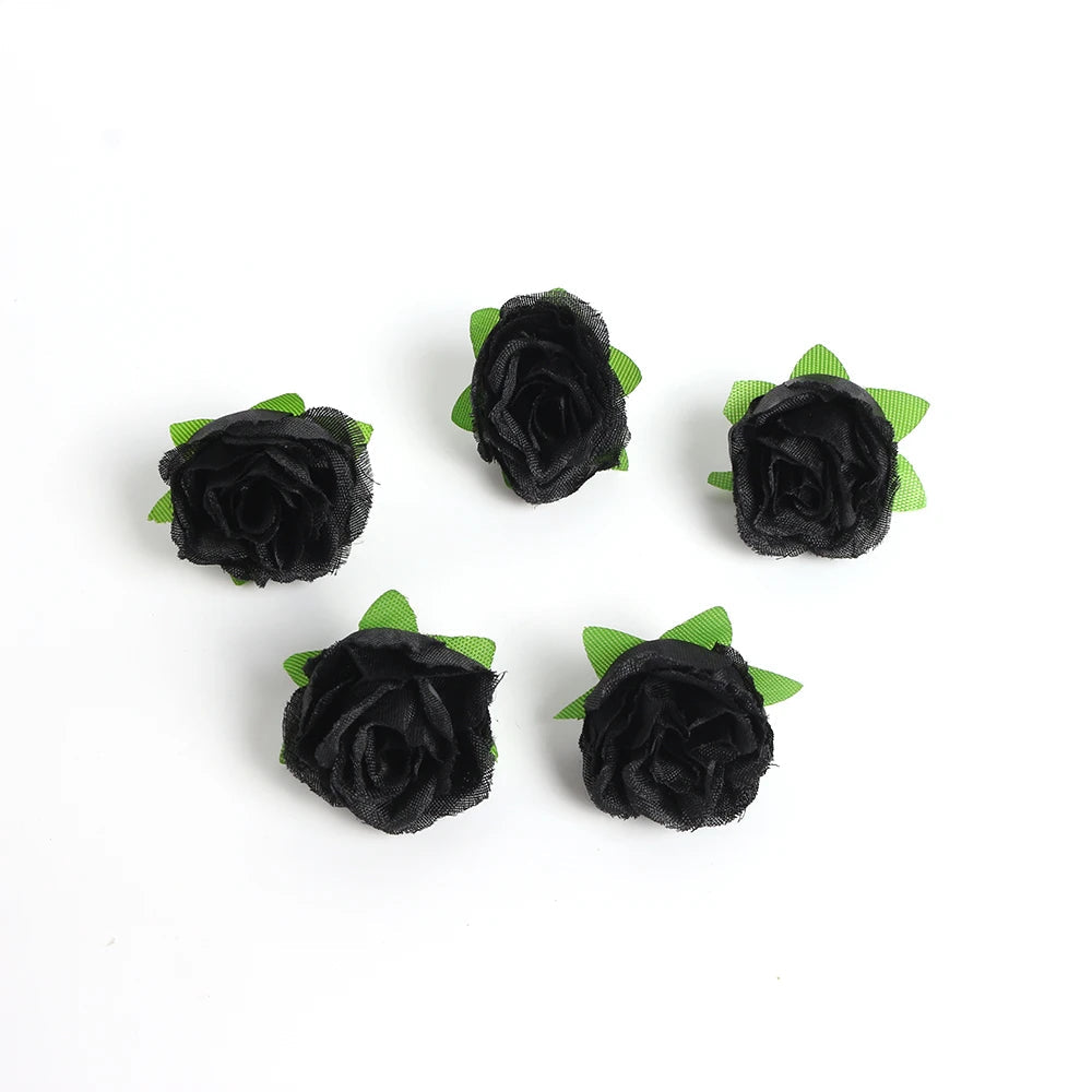 Elegant Black Artificial Flowers - Perfect for Weddings & Home Decor