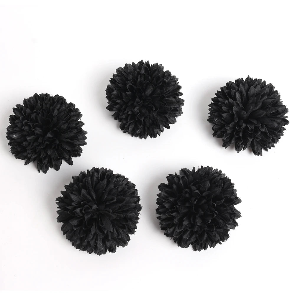 Elegant Black Artificial Flowers - Perfect for Weddings & Home Decor