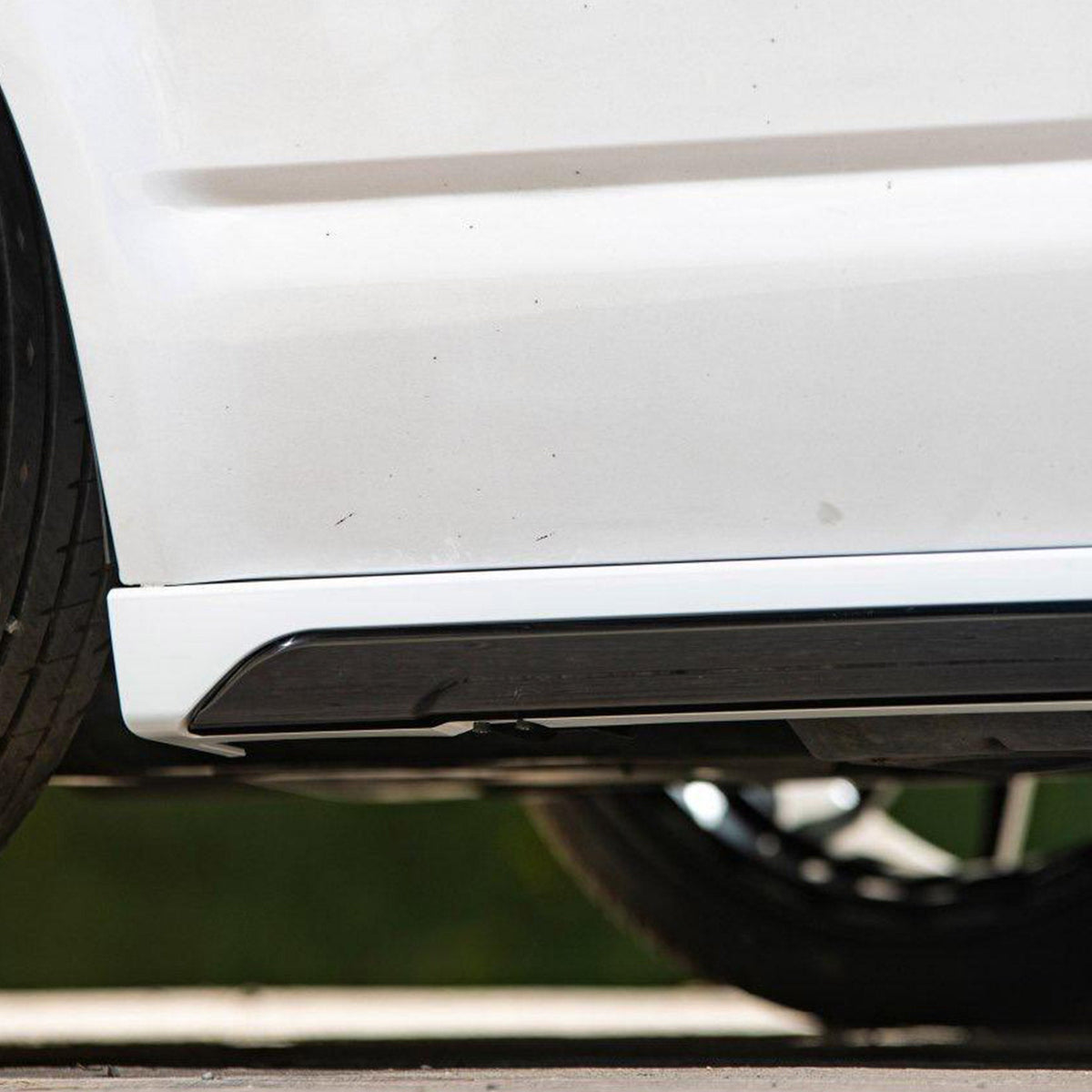 For VW T6 Transporter SWB Side Skirts Candy White Plastic Painted and Ready to Fit