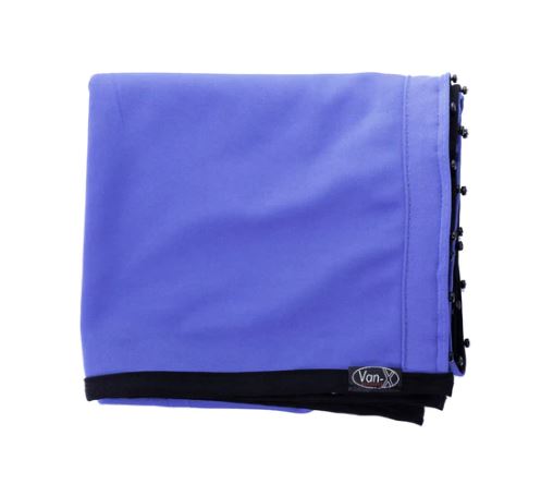 For Fiat Scudo Blackout Camper Curtains Black/Blue - Create Your Own Bundle | Van-X