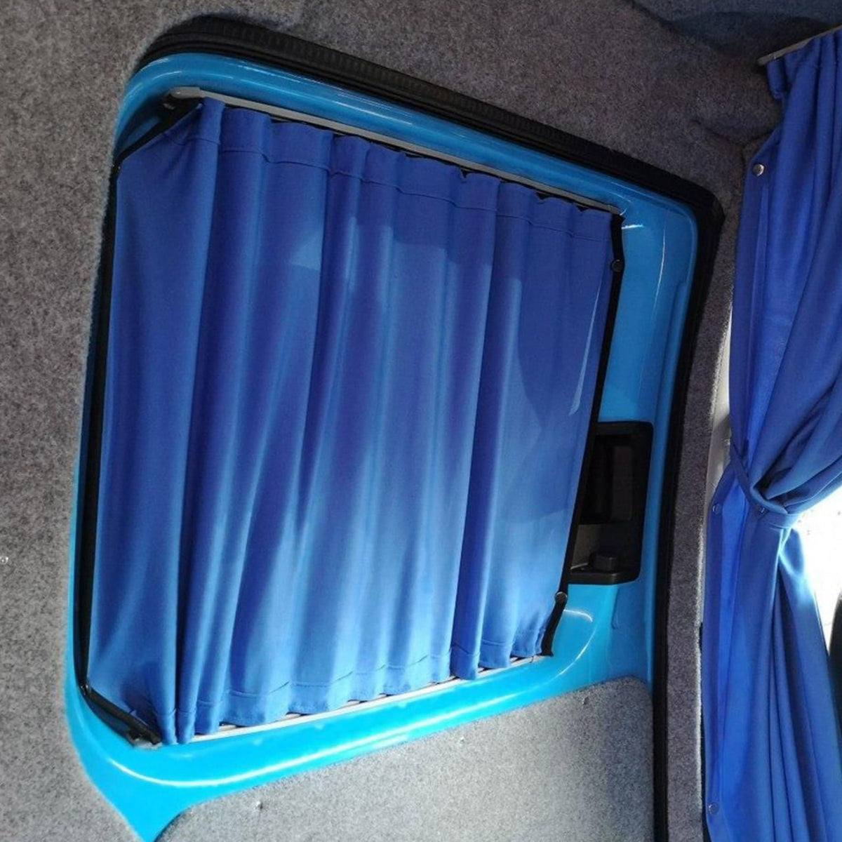 For Fiat Scudo Blackout Camper Curtains Black/Blue - Create Your Own Bundle | Van-X