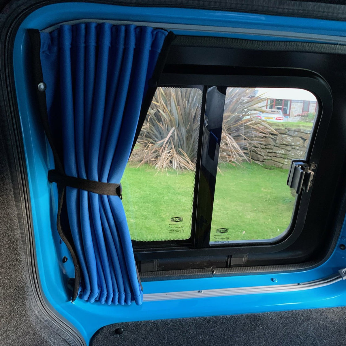 For Fiat Scudo Blackout Camper Curtains Black/Blue - Create Your Own Bundle | Van-X