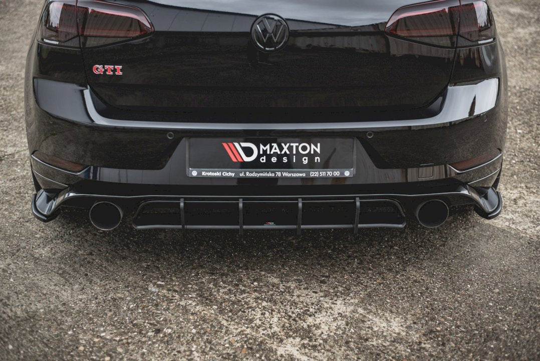 Maxton Design - Aftermarket  STREET PRO REAR DIFFUSER VW GOLF MK7.5 GTI TCR