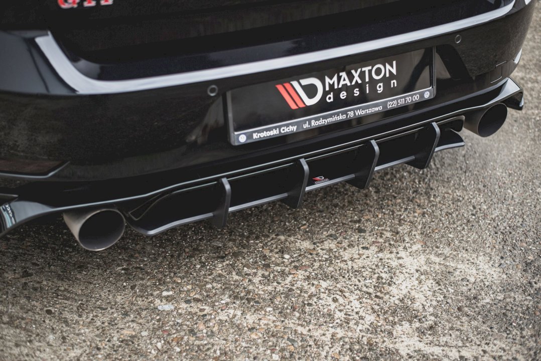 Maxton Design - Aftermarket  STREET PRO REAR DIFFUSER VW GOLF MK7.5 GTI TCR