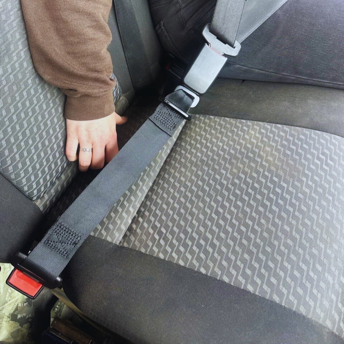 For Ford Transit Custom Seat Belt Extender – Double Middle Seat Passenger | Van-X