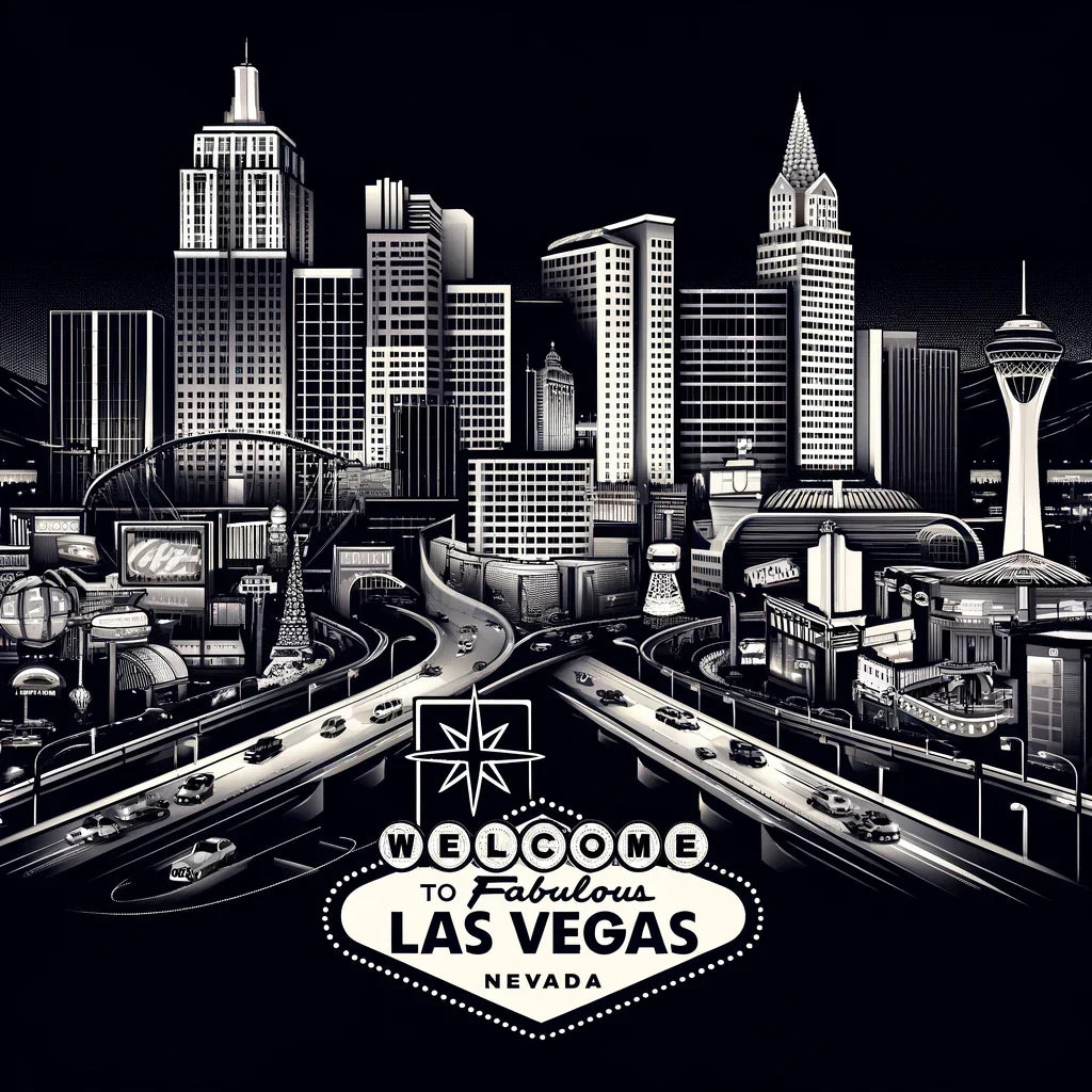 Vegas Nightscape Canvas