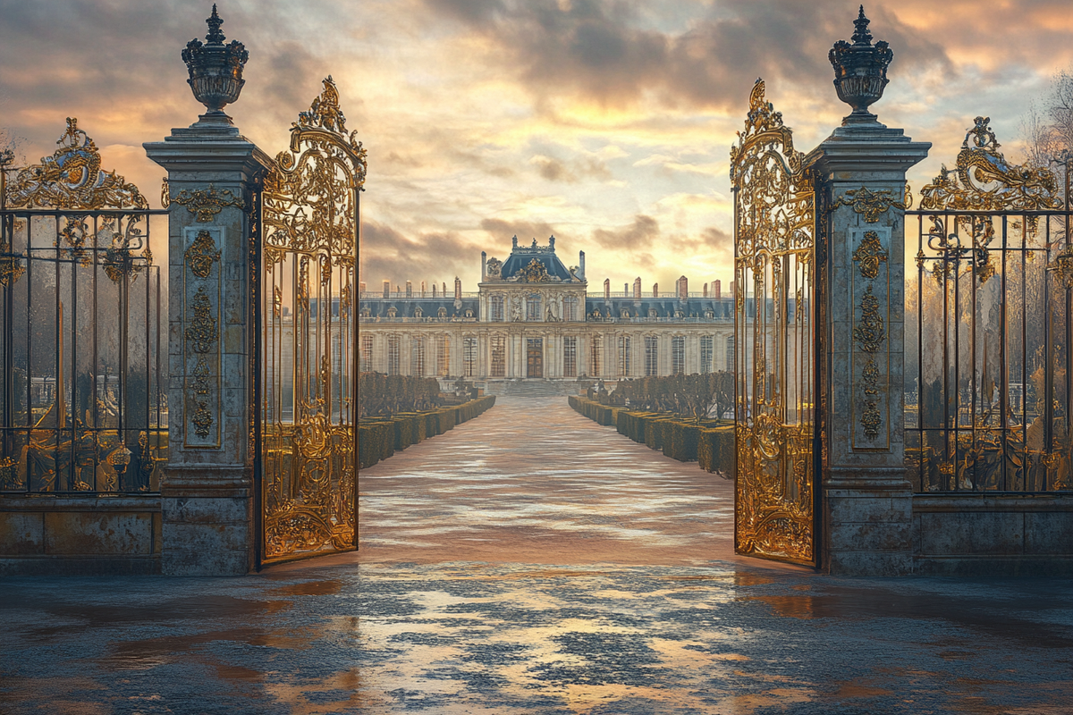 Versailles Sunrise Canvas