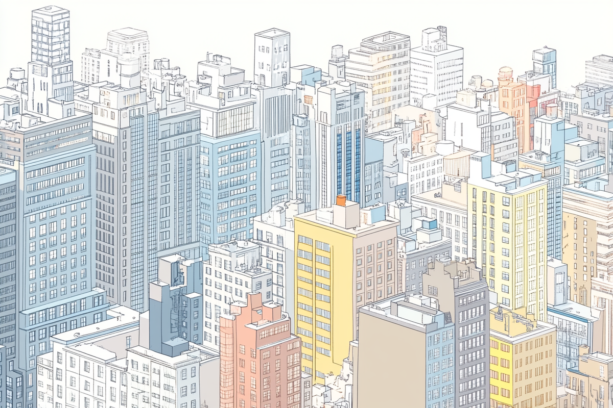Vibrant Metropolis Canvas