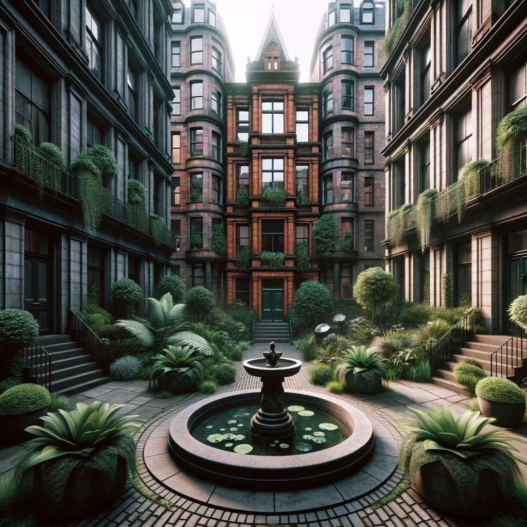 Victorian Oasis Glasgow Canvas