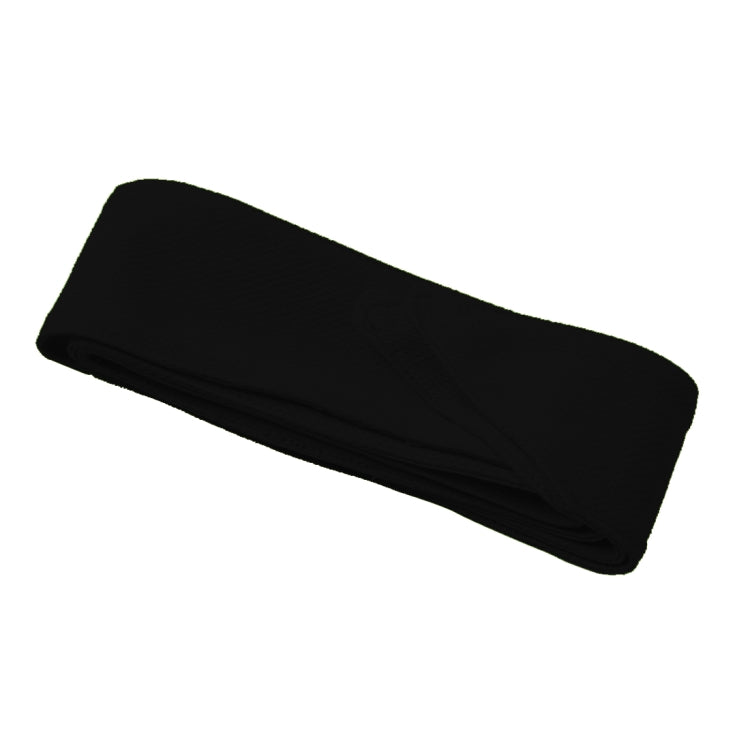 Unisex Sweat Wicking Stretchy Exercise Yoga Gym Bandana Headband Sweatband Head Tie Scarf Wrap, Size: 1.2*0.06m, Headband Sweatband (Black)