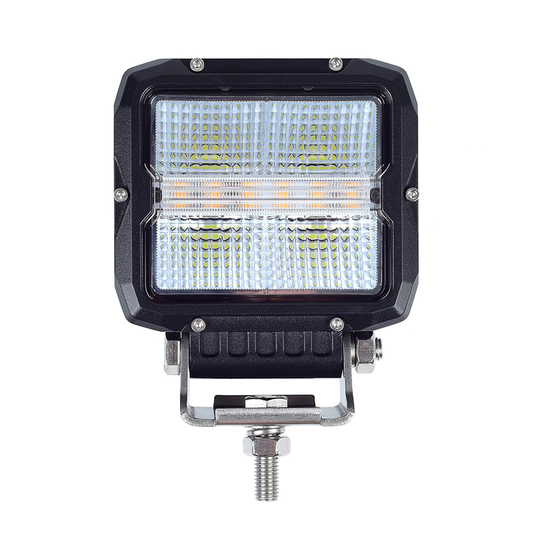 Lightbar UK FORGE™ TriMode – 60W Professional LED Work Lamp with DRL & R65 Strobe (12/24V)