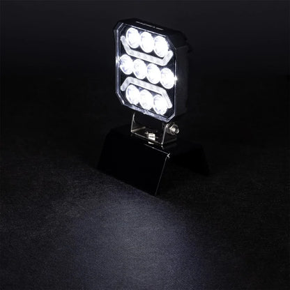 Truck LED 10 LED Square Work Lamp with Amber Marker