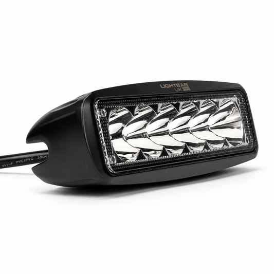 Slimline 18W LED Work Lamp – 1,260 Lumen Spot Beam, 12–80V, ECE R10
