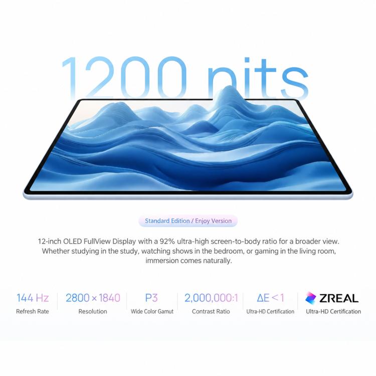 HUAWEI MatePad Air 12 inch 2026 WiFi, 12GB+512GB, HarmonyOS 6.1 Hisilicon Kirin T93B, Not Support Google Play, 12GB+512GB
