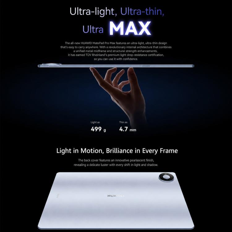 HUAWEI MatePad Pro Max Enjoy Edition 13.2 inch WiFi, 12GB+512GB, HarmonyOS 6.1 Hisilicon Kirin T93, Not Support Google Play, 12GB+512GB Enjoy Ed.