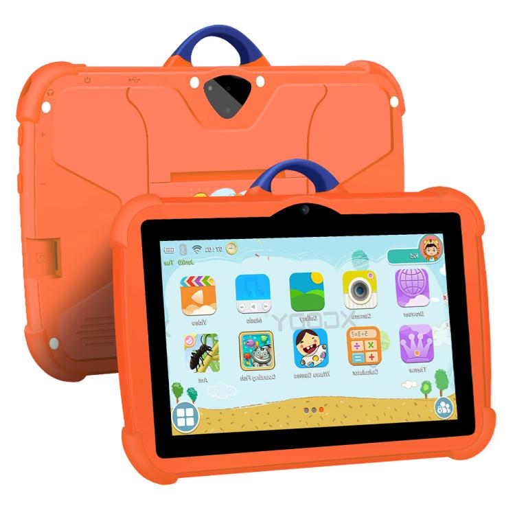 BDF C8 7 inch WiFi Kids Tablet PC, 2GB+32GB, Android 8.1 MTK6735 Octa Core CPU, US Plug, 4GB+64GB