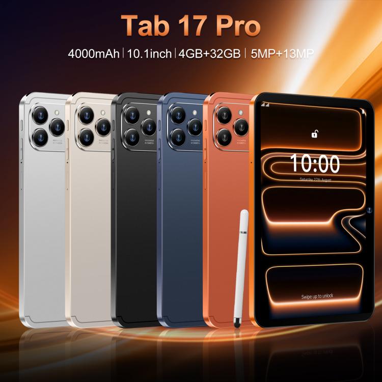 Tab 17 Pro 10.1 inch 4G LTE Tablet PC, 4GB+32GB, Android 10 MTK6755 Octa Core, EU Plug, EU Plug