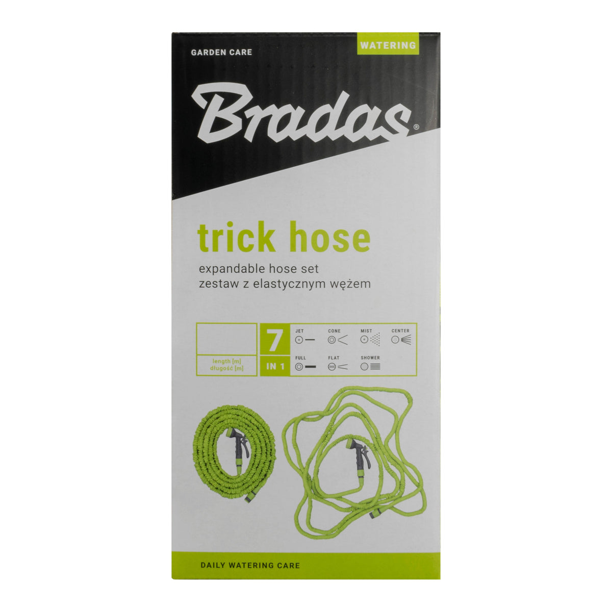 Expanding Trick Hose 15m - 45m Lime