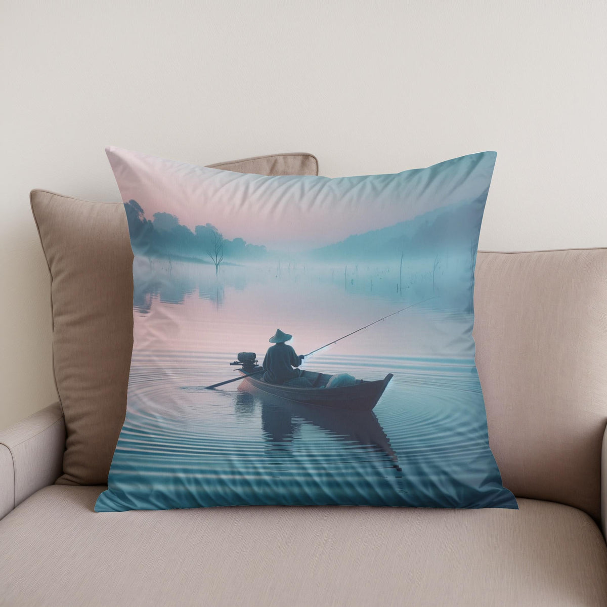 Dawn Angler Cotton Cushion