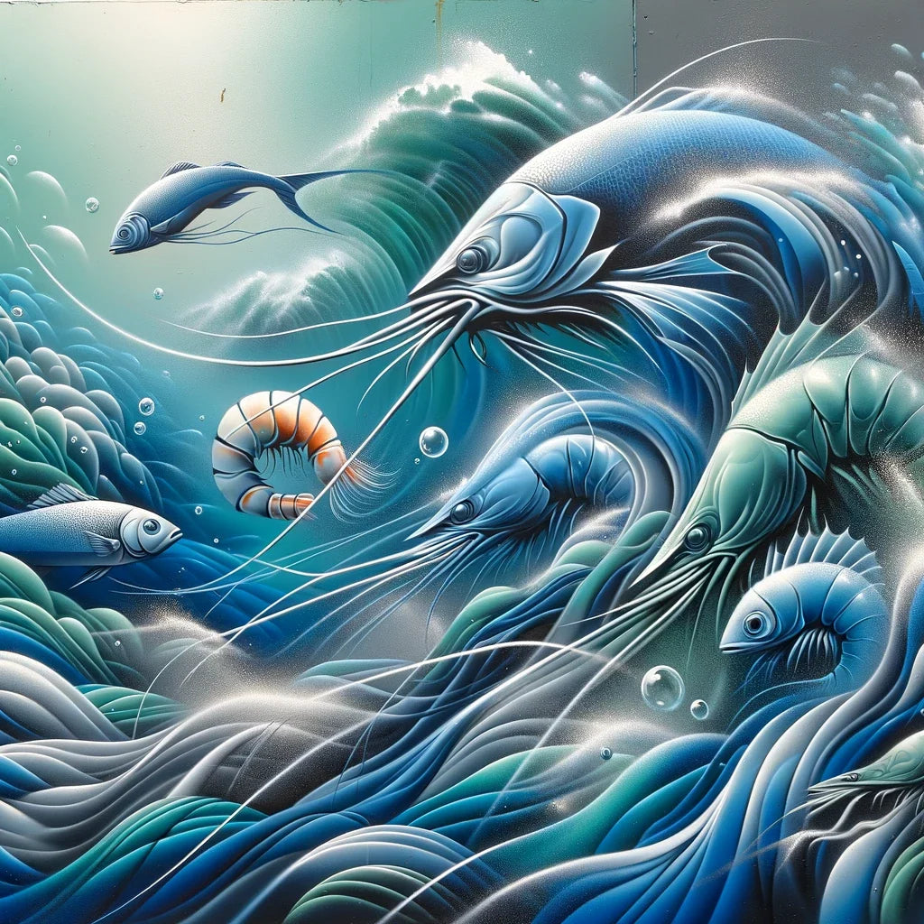 Whispering Waves Cotton Cushion