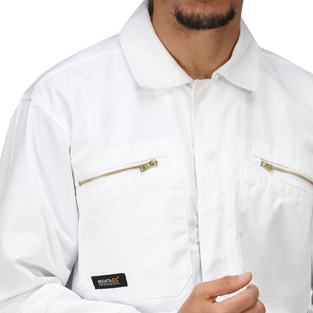 Mens TRJ513R Zip Fasten Durable Workwear Coveralls
