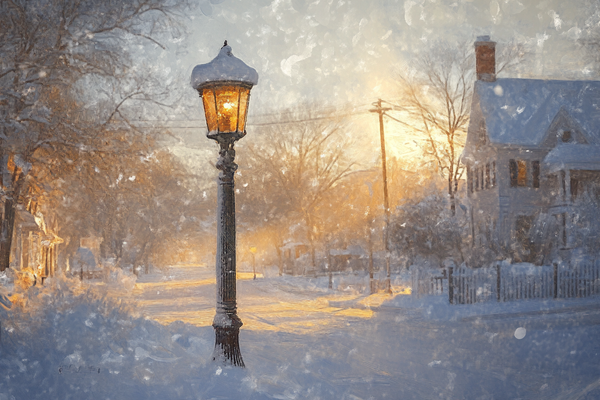 Winter Luminescence Canvas