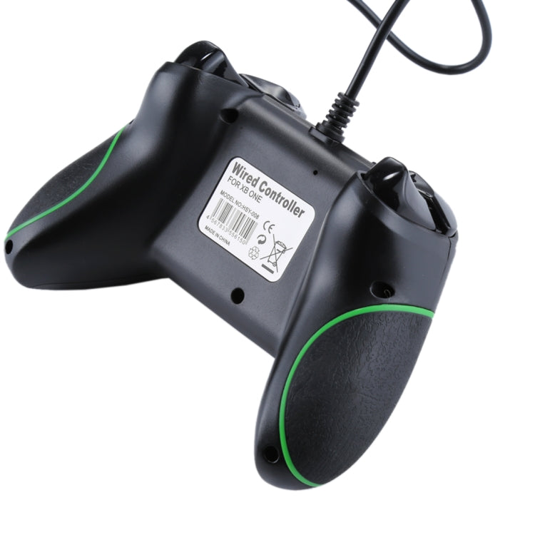 Wired USB Game Controller Gamepad for XBOX ONE Console / PC / Laptop, Cable Length: About 2.1m, HSY-008 (Black)