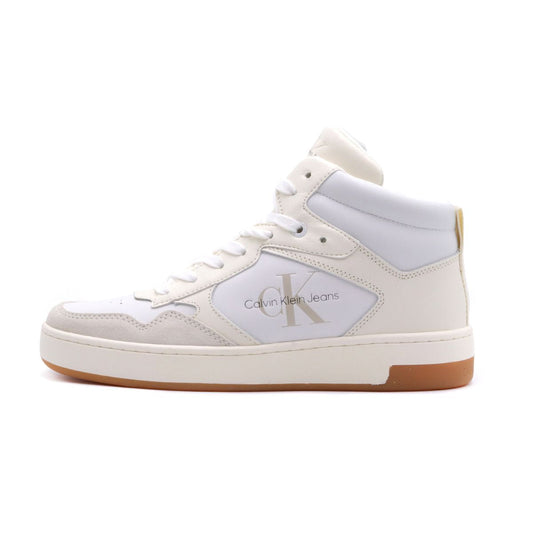 Calvin Klein Womens High Top Trainers Leather UK 5 EU 38 Sneakers
