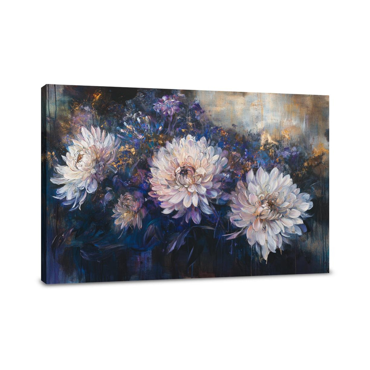 Chrysanthemum Reflection Canvas