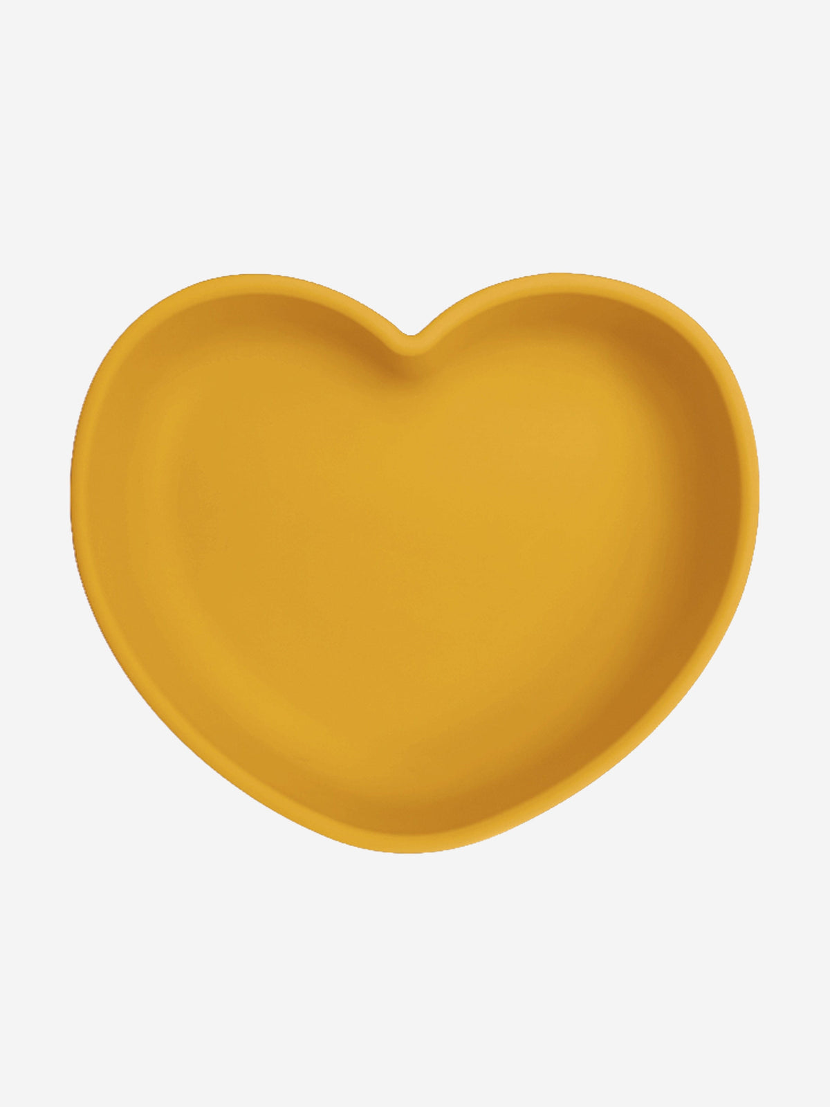 Bloom Bambini Silicone Heart Shaped Suction Plates in Yellow