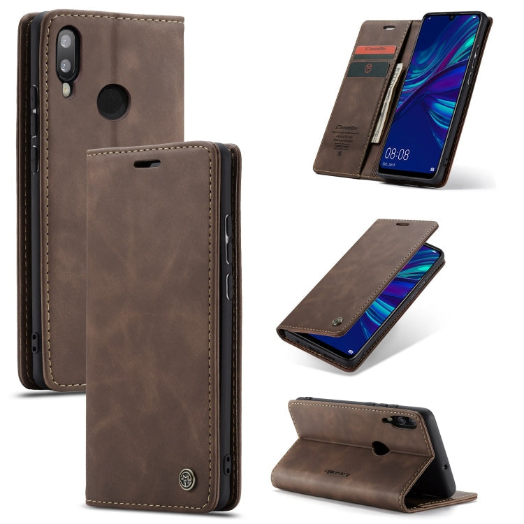 CaseMe Multifunctional Retro Frosted Horizontal Flip Leather Case for Huawei P Smart 2019 /  Honor 10 Lite, with Card Slots & Holder & Wallet, For Huawei P Smart 2019