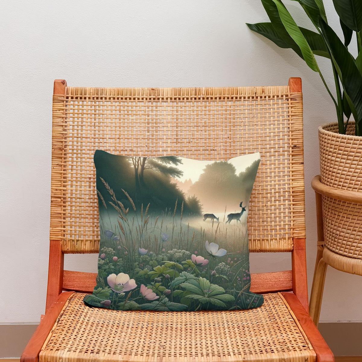 Meadow Dawn Cotton Cushion