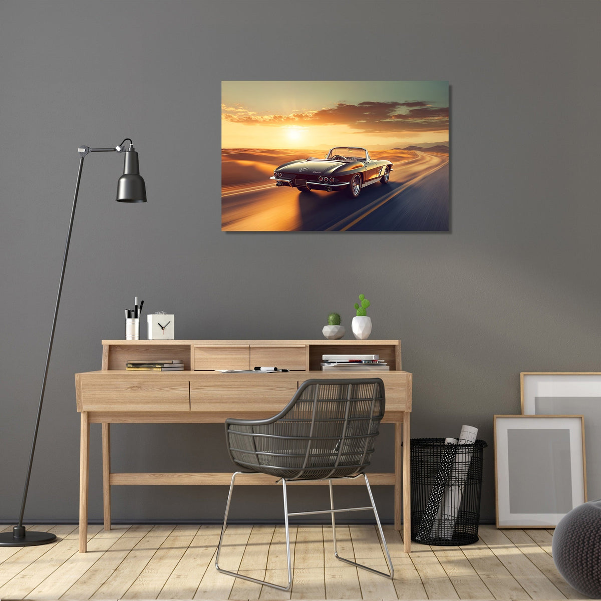 Sunset Cruise Desert Canvas
